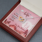 To My Wife, Interlocking Hearts Necklace With Message Card, Jewelry For Her, Anniversary, Birthday, Gift For Her, Pendant For Her, Delightful Necklace With Message Card