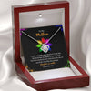 To My Mom, I Feel Like The Luckiest Daughter On Earth, Customized Knot Pendant, Necklace With Message Card, Happy Mother's Day, Gift Ideas For Mother/Daughter's