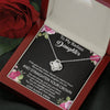 To My Daughter, You Are A True Gifts From Above, Necklace With Message Card, Birthday Gift, Gift Ideas For Daughter, Happy Daughter's Day, Knot Necklace, Birthday