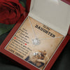 To My Daughter, Never Forget That I Love You, Necklace With Message Card, Gift Ideas For Daughter, Knot Custom Necklace, Customize Necklace, Birthday Gift