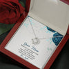 To My Mom, Lots Of Hugs And Kisses To Show You I Love You, Custom Pendant, Silver Necklace With Message Card, Happy Mother's Day, Gift Idea For Mother/Daughter's