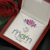 To My Mom, I Love You Mom, Happy Mother's Day, Custom Knot Pendant, Anniversary, Birthday, Christmas, Gift For Her, Silver Necklace With Message Card, Gift For Her