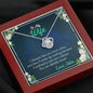 Custom Knot Pendant For Wife, Necklace With Message Card, Silver Pendant For Her, To My Wife You Are Already Mine Knot Necklace, Couple Gifts, Jewelry For Her