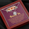 To My Incredible Sister, Necklace With Message Card, Knot Necklace, Raksha Bandhan Gift, Gift Ideas For Sister, Brother To Sister, Birthday Gift