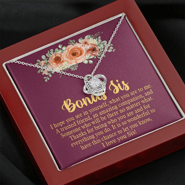 To My Incredible Sister, Necklace With Message Card, Knot Necklace, Raksha Bandhan Gift, Gift Ideas For Sister, Brother To Sister, Birthday Gift
