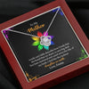 To My Mom, I Feel Like The Luckiest Daughter On Earth, Customized Knot Pendant, Necklace With Message Card, Happy Mother's Day, Gift Ideas For Mother/Daughter's