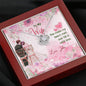 Customized knot Necklace With Message Card, Valentine's Day Gift For Wife, Jewelry For Her, Custom gifts, Couple Collection, To My Wife You Make My Heart Melt