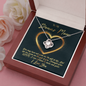 To My Bonus Mom, Love Knot Necklace, Mother’s Day Message Card Gift Pendant For Her, Christmas, Birthday, Anniversary, Gift For Her, Jewelry For Her, Necklace For Her, Mother’s Day Gift