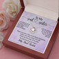 To My Soul Sister, Love Knot Necklace With You Will Always Be The Sister Of My Soul, The Best Friend Of My Heart Message Card, Necklace for Her, Birthday, Gift For Her, Jewelry For Her