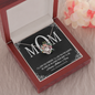 To Mom, Love Knot Necklace, Gift For Mom From Daughter, Mother's Day Special Gift, Mom Birthday Gift from Daughter, Jewelry Gift for Mom, Necklace for Mom
