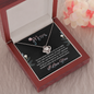 Mom, Love Knot Necklace With You Are Truly A Wonderful Mother and An Extraordinary Person Message Card, Mother's Day Gift, Birthday, Anniversary, Pendant For Her, Jewelry For Her