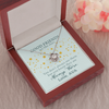 To My Good Friends, Love Knot Necklace With You Know They Are Always There Message Card, Birthday, Gift For Her, Necklace for Her, Jewelry For Her, Customized Message Card