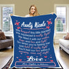 Custom Made Blanket ™ For Grandma/Nana/Papa Love From Grand Kids/Kids