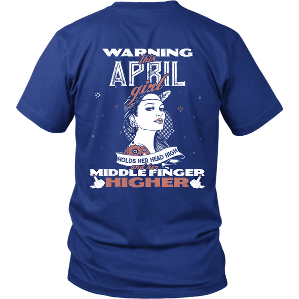 Limited Edition ***April Girl Head High Back Print*** Shirts & Hoodies