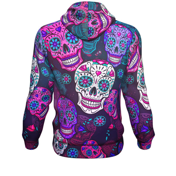 Sugar Skull Printed Hoodie