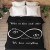 Limited Edition Infinity Love Personalized Blanket
