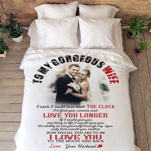 My Gorgeous Wife Personalized Blanket
