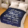 Love You More Couple Personalized Blanket