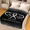 Couple Heart Personalized Blanket For The One Closest To Your Heart