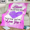 Personalized Blanket ™ Whenever You Touch This Heart