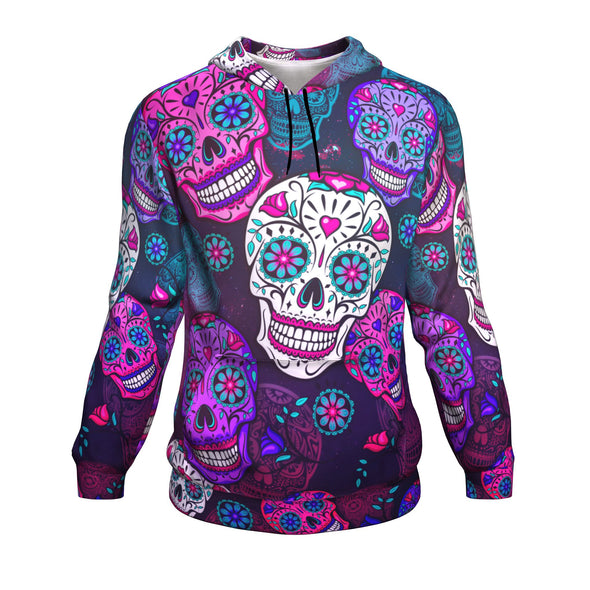 Sugar Skull Printed Hoodie