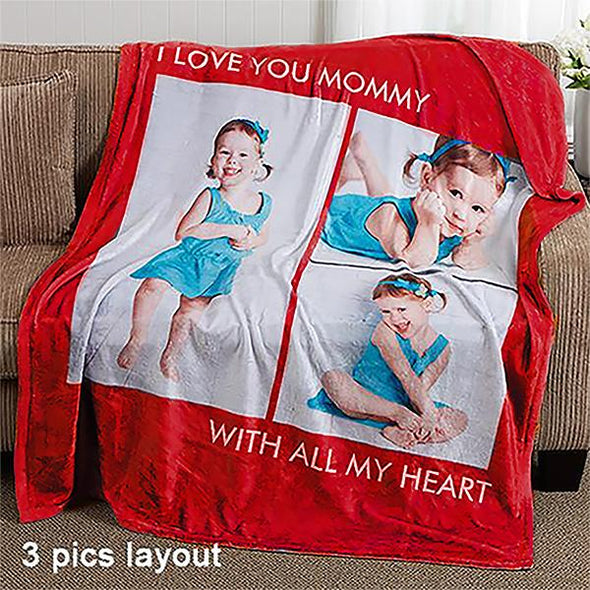 Personalized Picture Fleece Blankets