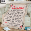 "We Hugged This Blanket" Custom Blanket For Grandma/Grandpa/Mamma/Papa/Auntie
