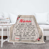 "We Hugged This Blanket" Custom Blanket For Grandma/Grandpa/Mamma/Papa/Auntie