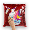 Personalized Custom Unicorn Pillow Sequin