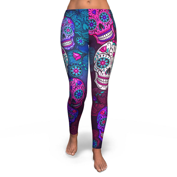 Sugar Skull Printed Legging