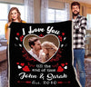 I LOVE YOU TILL THE END OF TIME BLANKET