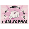 I Am Confident Girl Custom Wall Art
