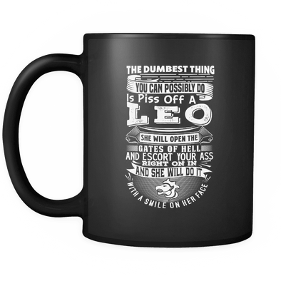 Leo The Dumbest Thing Mug