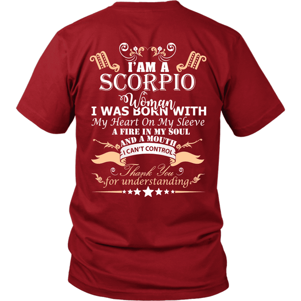 Limited Edition ***I Am A Scorpio Women Back Print*** Hoodies & Shirts