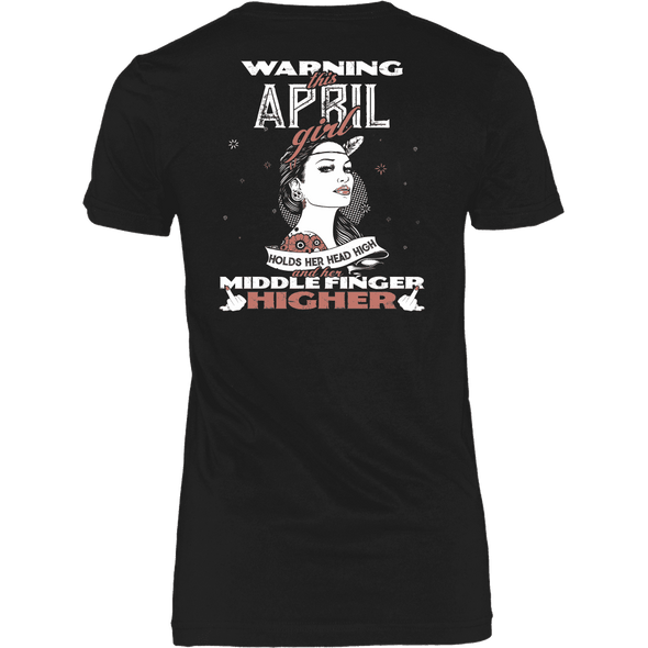Limited Edition ***April Girl Head High Back Print*** Shirts & Hoodies