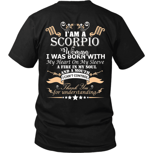 Limited Edition ***I Am A Scorpio Women Back Print*** Hoodies & Shirts
