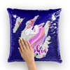 Personalized Custom Unicorn Pillow Sequin Pillow