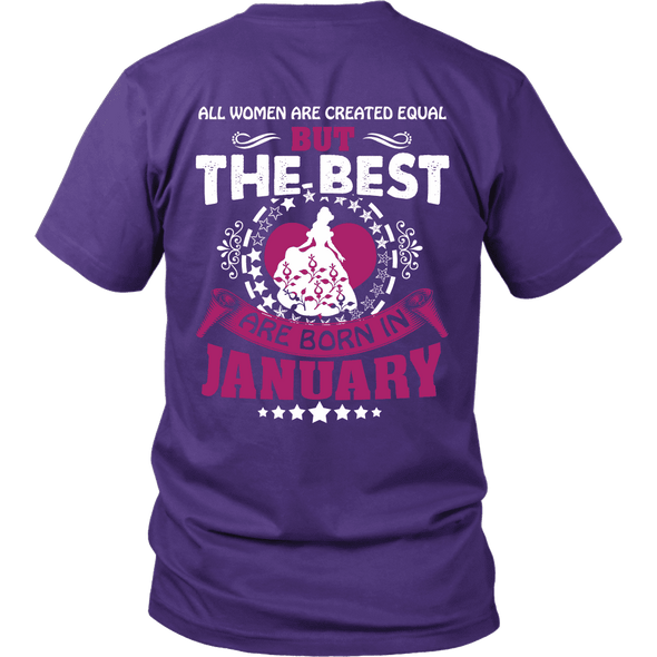 Limited Edition ***Best Are Born In January Back Print*** Shirts & Hoodies