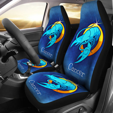 Zodiac Sign Cancer Car Seat Cover