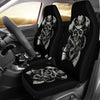 Black Skull Face Car Seat Cover