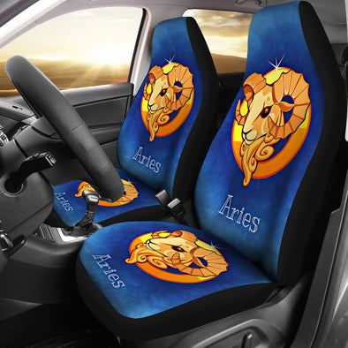 Zodiac Sign Aries Car Seat Cover
