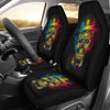 Colorful Skull Face Car Seat Cover