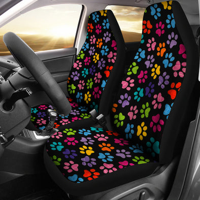 Cute Cat Paws Print Car Seat Cover