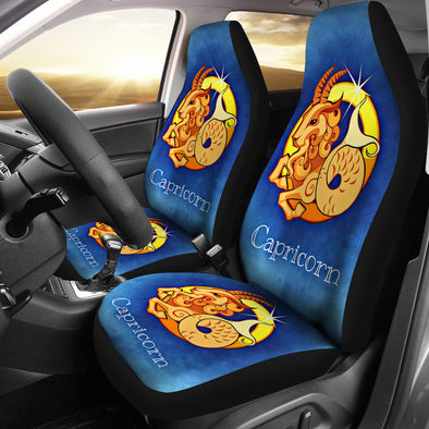 Zodiac Sign Capricorn Car Seat Cover