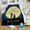 Limited Edition **Love You To The Moon & Back Personalized Couple Blanket**