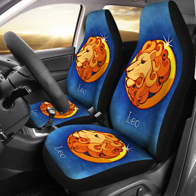 Zodiac Sign Leo Car Seat Cover