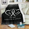 Couple Heart Personalized Blanket For The One Closest To Your Heart