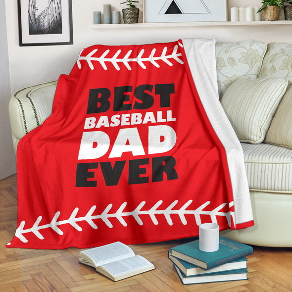 Best Baseball Dad Ever Blanket