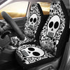 Funny Skull Face Car Seat Cover