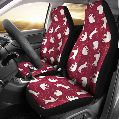 Stylish Kitten Pattern Car Seat Cover